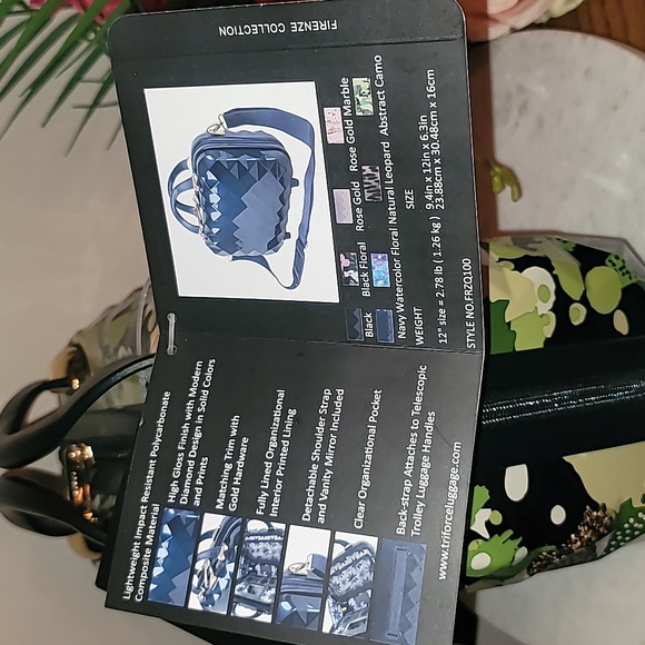 NWOT TRIFORCE ELITE PERFORMANCE BEAUTY HARD SHELL CAMO PRINT CASE SPRING BREAK - Picture 11 of 16